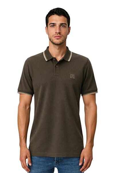 Arma Ar-Ma Men's Polo Collar T-Shirt Unprinted Basic Knitted Fabric Regular F...