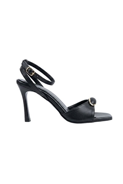 trender Women's evening sandal 5403 black leather