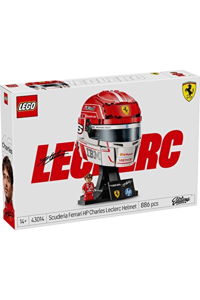 LEGO ® Editions - Casca lui Charles Leclerc Scuderia Ferrari HP (43014)