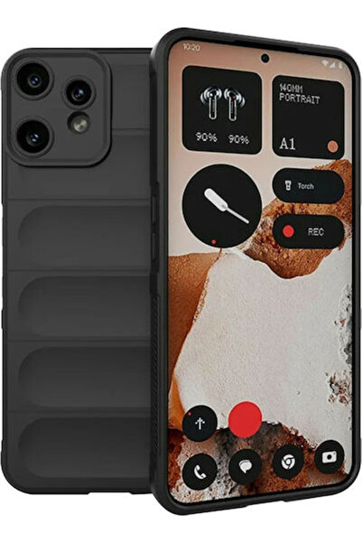 Techsuit Μαγική Πίσω Θήκη Σιλικόνης Μαύρη (Nothing CMF Phone 2 Pro)