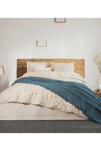 Şaheser Home Collection طقم غطاء لحاف مزدوج مطبوع رقميًا من نوع بيكلي باللون ...