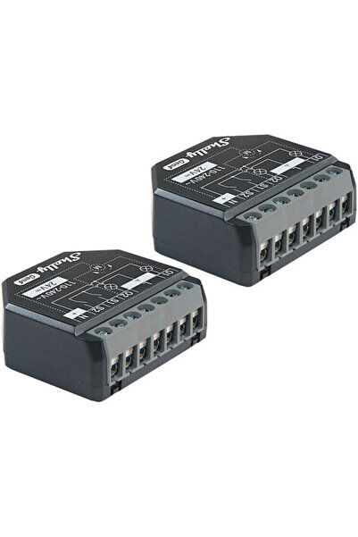 Shelly 2PM Gen4 Έξυπνος Διακόπτης 2 Καναλιών Wi-Fi Bluetooth & ZigBee 10A 2 Τ...