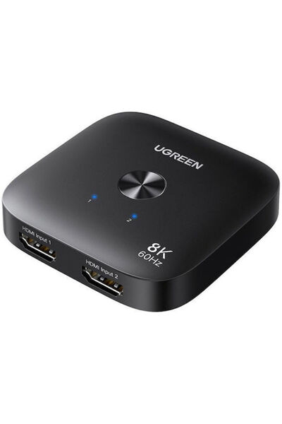 Ugreen 8k 60hz Ultra HD 2 σε 1 Διακόπτης HDMI Μαύρο