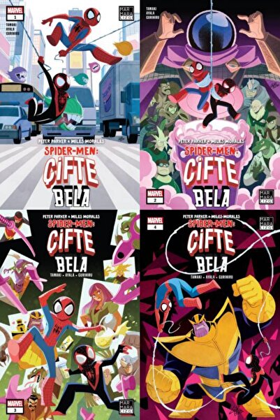 Marmara Çizgi Yayınları Peter Parker - Miles Morales Çifte Bela Türkçe Çizgi ...