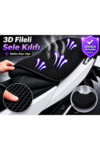 Vi Caro Husă pentru șa motocicletă Voge 300 DS Husă pentru șa cu plasă 3D Pro...