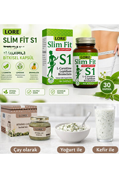 LORE LIFE SLİM FİT S1 30KP VE DETOX ÇAY