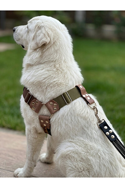balkonda Dog Chest Harness Large & Giant Breeds Adjustable Front and Back Pul...