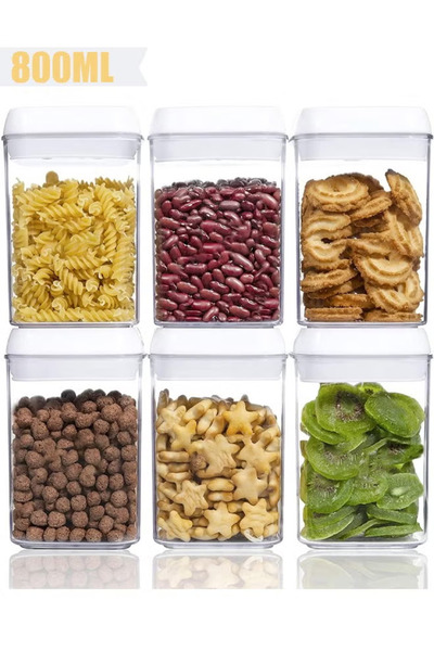TAPIT Airtight Food Storage Containers Set with Lock Lids Pantry Organization...