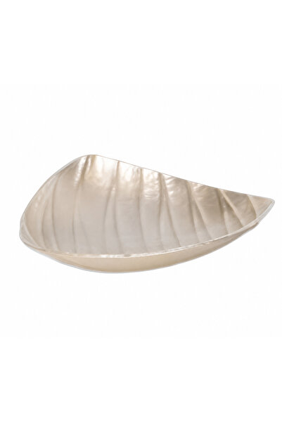 Kiana Decorative Leaf Gold Bowl