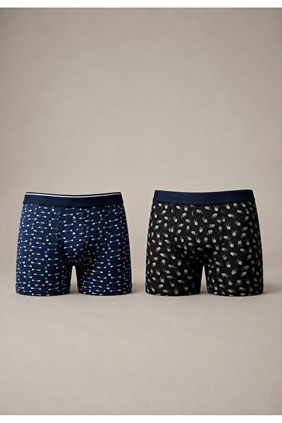 Serena Boxeri de barbati veseli 2/set-culoare multicolor