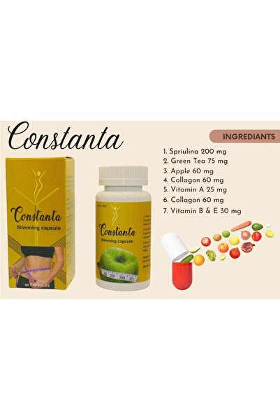 Constanta كبسولات التنحيف لإدارة الوزن - 60 كبسولة