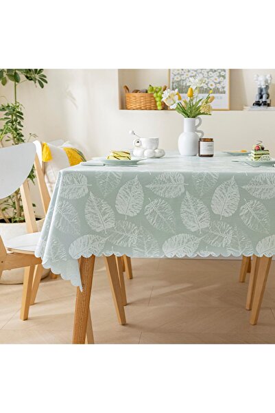 MEIORO Polyester Tablecloth Washable Lotus Effect Water-Repellent Rectangular...