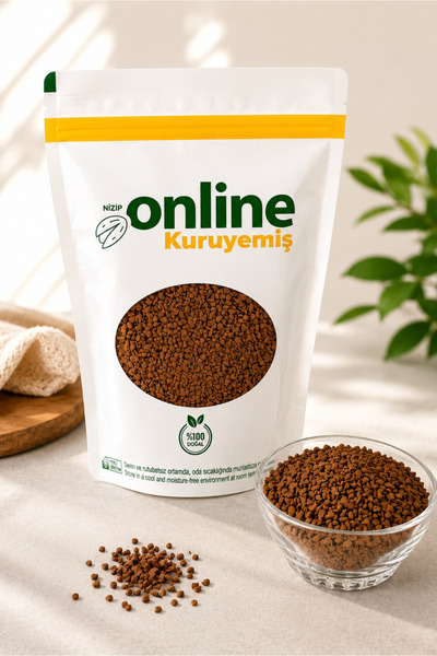 Nizip Online Kuruyemiş قهوة ذهبية مطحونة 1 كجم