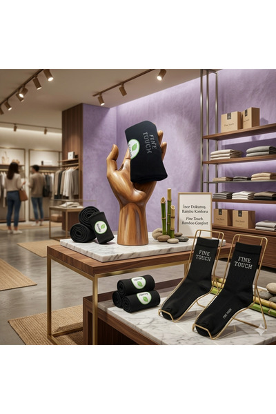 Fine Touch Bambu Çorap – Koku Yapmayan Terletmeyen Premium Günlük Çorap