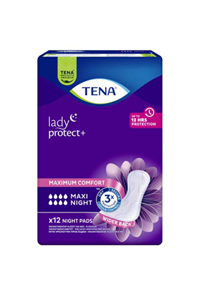 TENA Απορροφητικά επιθέματα για ουροποιητική ακράτεια - Lady Maxi Night, 12 τ...