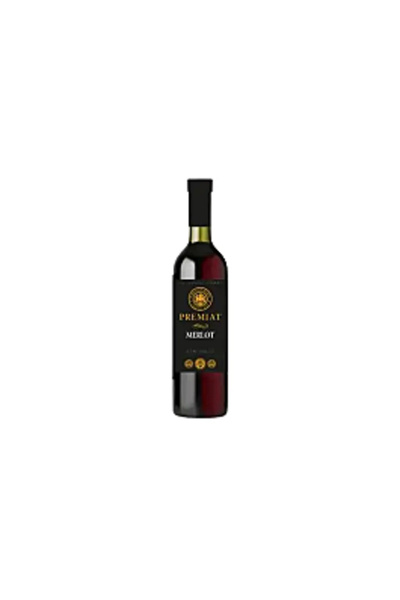 Premiat Vin roșu semidulce Merlot 0.75 L