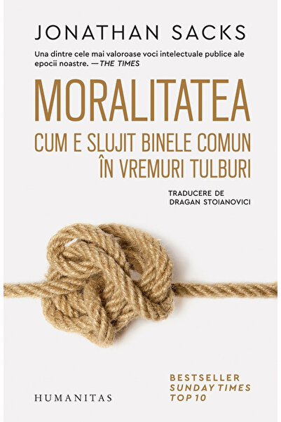 Editura Humanitas Moraliile, Jonathan Sacks - Editura Humanitas