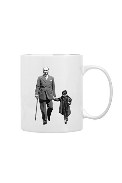 CERCİBAZAAR A Moment in the Light of the Republic: 300 ml Atatürk Design Mug
