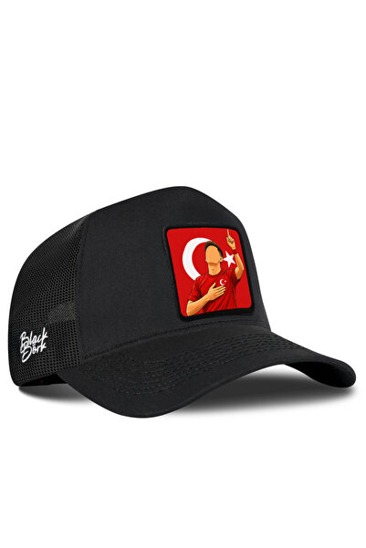 BlackBörk قبعة سائق شاحنة سوداء بشعار تركيا