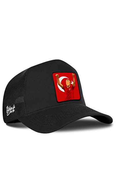 BlackBörk قبعة سائق شاحنة سوداء بشعار تركيا