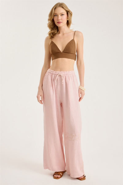 HomeStore Keten Bel Pantolon