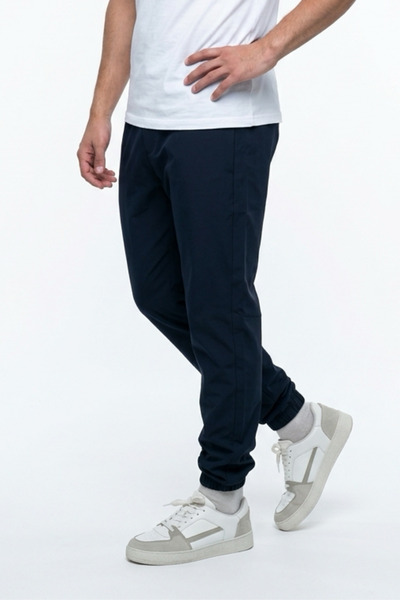 STRAVON Men's Parachute Fabric Sweatpants with Elastic Cuffs, Back Pockets, a...