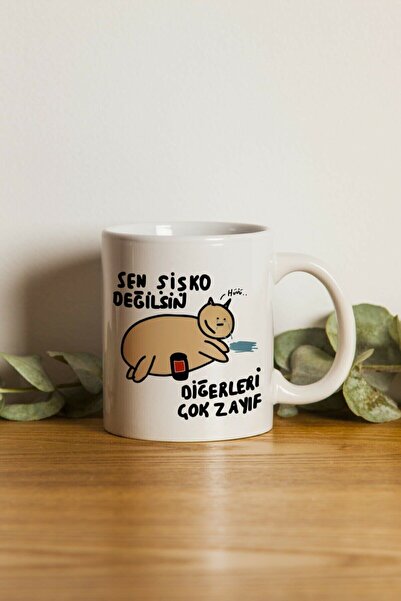 D&Y GAUDERY Ikra Medya - You Are Not Fat Others Are Too Thin Mug Cup Machine ...
