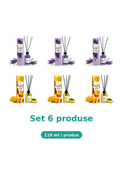 Golf Set 6 Produse Golf, Mix 3x Lavanda, 3x Mango