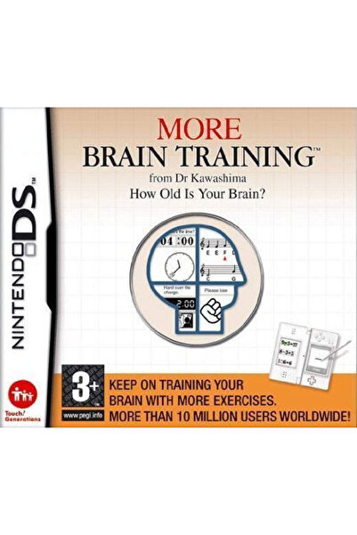 Nintendo Το Παιχνίδι DS  "Περισσότερη Εκγύμναση Εγκεφάλου " του Δρ. Καβασίμα ...
