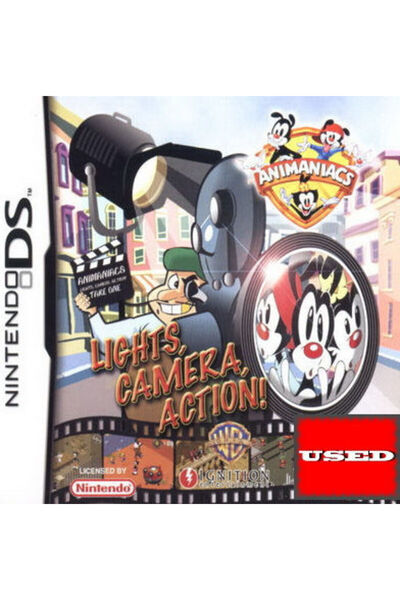 Nintendo Animaniacs Φώτα, Κάμερα, Δράση! Παιχνίδι DS (Μεταχειρισμένο)