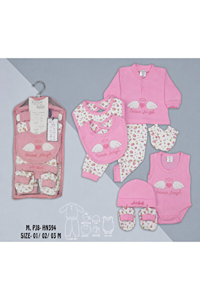 ABAS 8pcs Baby Girl Set