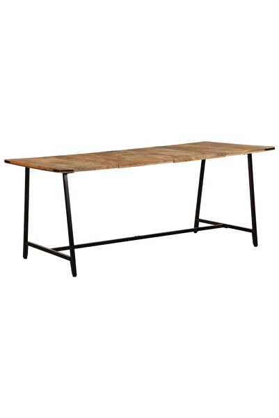 vidaxl Masă de bucătărie, 180x90x75 cm, lemn masiv de mango