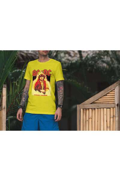 iLovePrints AC/DC Angus Young Poster Tshirt