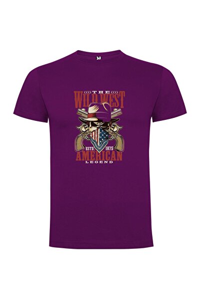 iLovePrints Skull Gunslinger Cowboy Tshirt