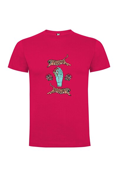 iLovePrints Tiger Hand Tattoo Flash Tshirt