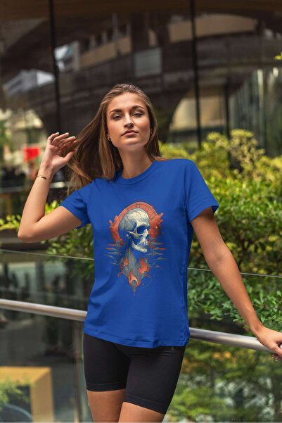iLovePrints Abstract Skull Art Tshirt
