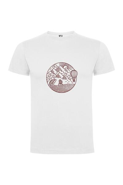 iLovePrints Mountain Balloon Adventure Tshirt