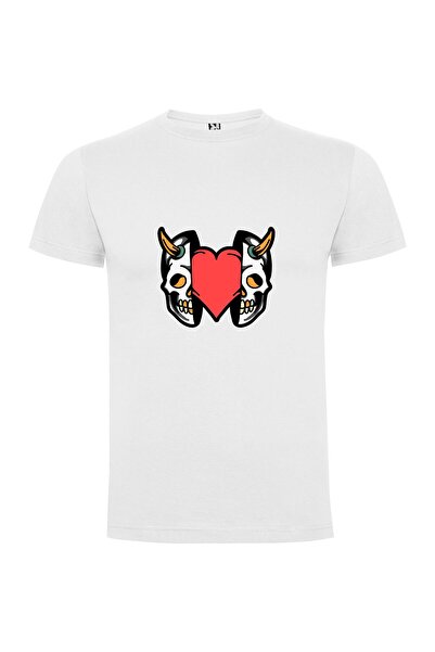 iLovePrints Horned Love and Death Tshirt