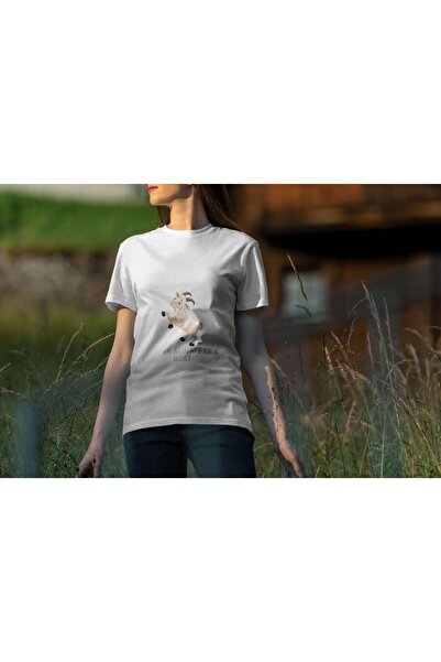 iLovePrints Playful Cartoon Goat Tshirt