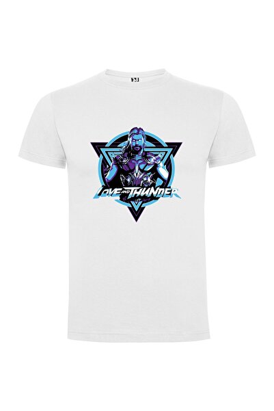 iLovePrints Love & Thunder: Stanced or Marvel's Thunder God Tshirt