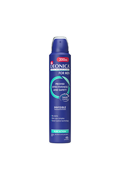 DEONICA Men Invisible Antiperspirant Spray 200ml