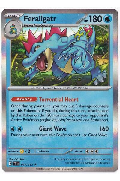 Pokemon Feraligatr [Holo] 041/162 - Temporal Forces - Card (Mint)