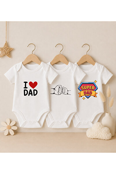 MODAT 100% Cotton Baby Bodysuit - 3-Piece Baba Set - Baby Bodysuit Badi