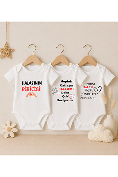 MODAT 100% Cotton Baby Bodysuit - 3-Piece Still Set - Baby Bodysuit