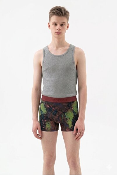 Mercan Pack of 2 Men's Boxers - Slip Boxer Bio Patterned