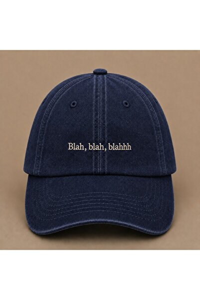 WeavedCo Blah Blah Blah (Falan Filan) Embroidered Vintage Washed Cap Hat