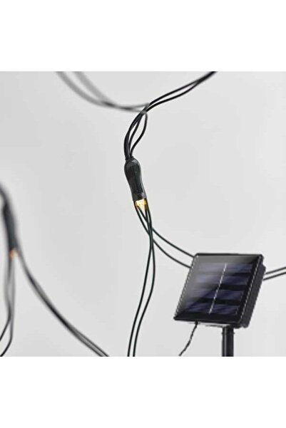 EUROLAMP 60 λαμπάκια LED δίχτυ με ηλιακό συλλέκτη – solar panel με αισθητήρα ...