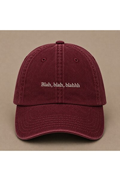 WeavedCo Blah Blah Blah (Falan Filan) Embroidered Vintage Washed Cap Hat