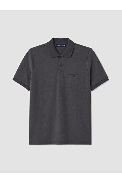 LC Waikiki Men's T-Shirt with a Turn-Down Roba Collar for Style Enthusiasts f...