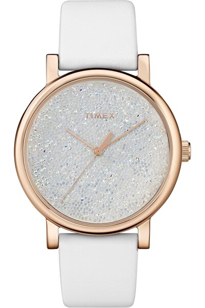 Timex ساعة تايمكس كريستال أوبولنس كوارتز للنساء - TW2R95000JT